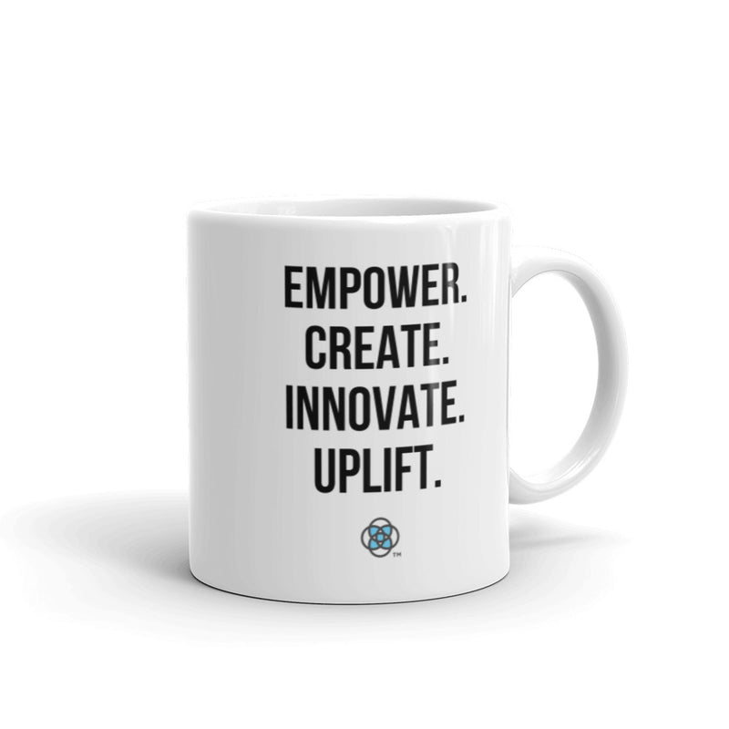 Empower Create Innovate Uplift Mug - Start Your Day Right